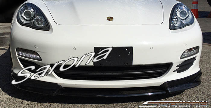 Custom Porsche Panamera  Sedan Front Lip/Splitter (2010 - 2013) - $1790.00 (Part #PR-012-FA)